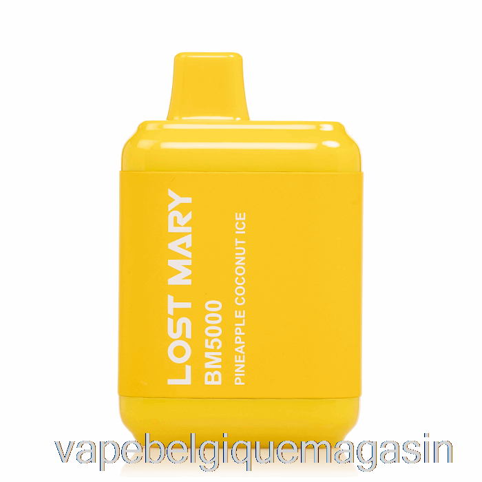 Vape Jus Perdu Mary Bm5000 Jetable Ananas Glace à La Noix De Coco
